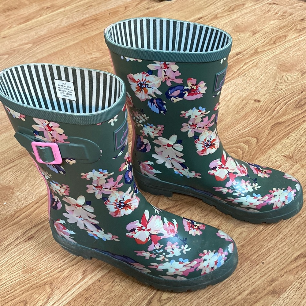 💥PRICE DROP💥 Joules Floral Rubber Boots